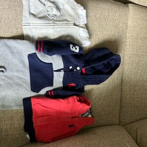 3 boys Ralph Lauren sweatshirts lot